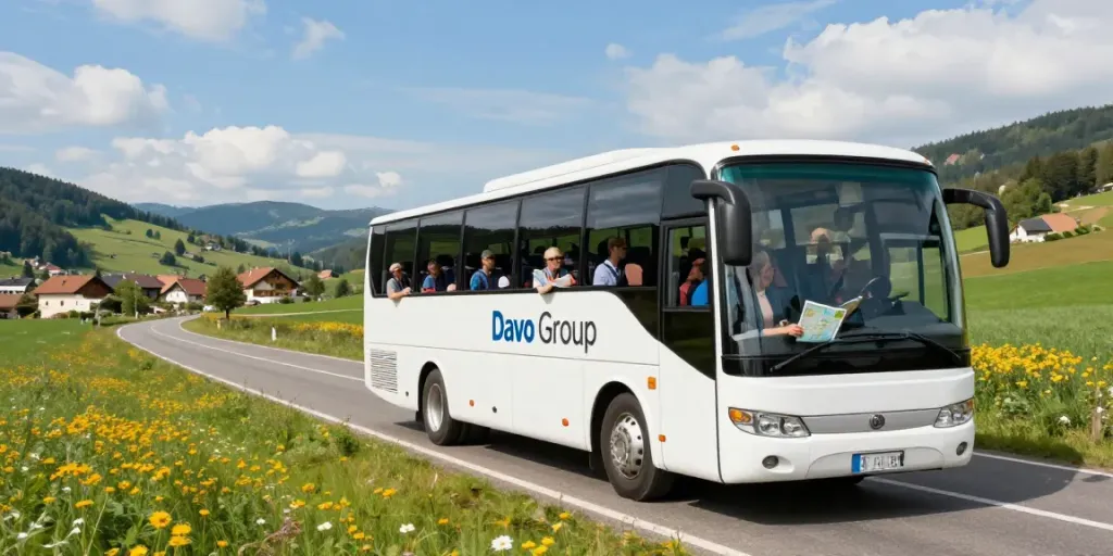 Autocar Chișinău Europa în peisaj pitoresc, oferind o călătorie plăcută spre destinații europene.