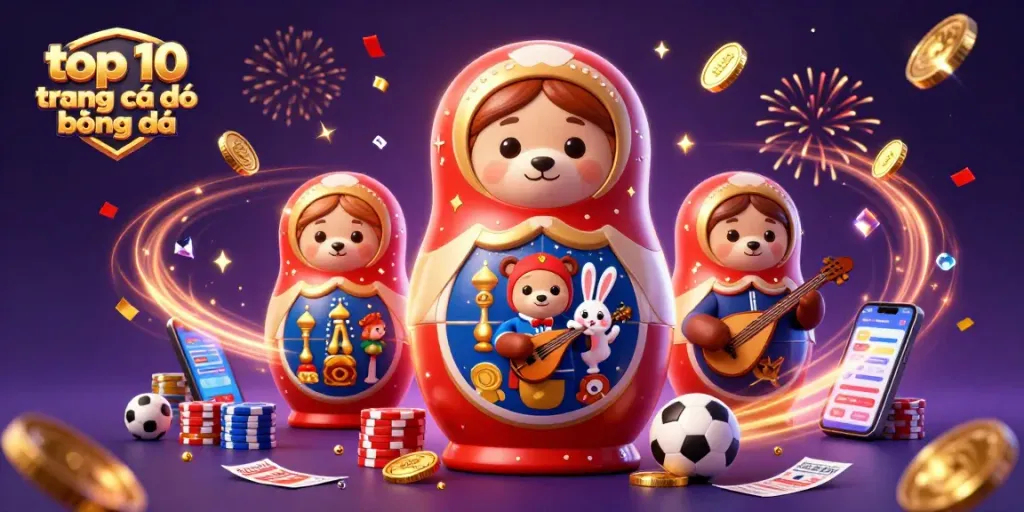 Cá cược với top 10 trang cá độ bóng đá, hình ảnh 3D mô phỏng không khí sôi động của các nhà cái