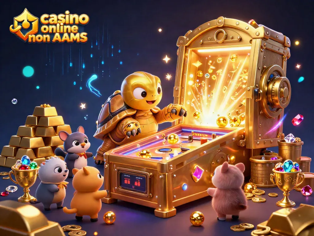 Gioca nei migliori casino online non AAMS con una tortuga dorata e macchine da gioco esclusive.