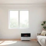 Die eleganten sonni Heizkörper in einem modernen Wohnzimmer schaffen eine einladende Atmosphäre.